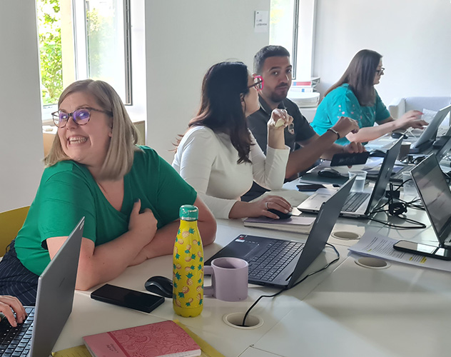 An interactive training session in Croatia